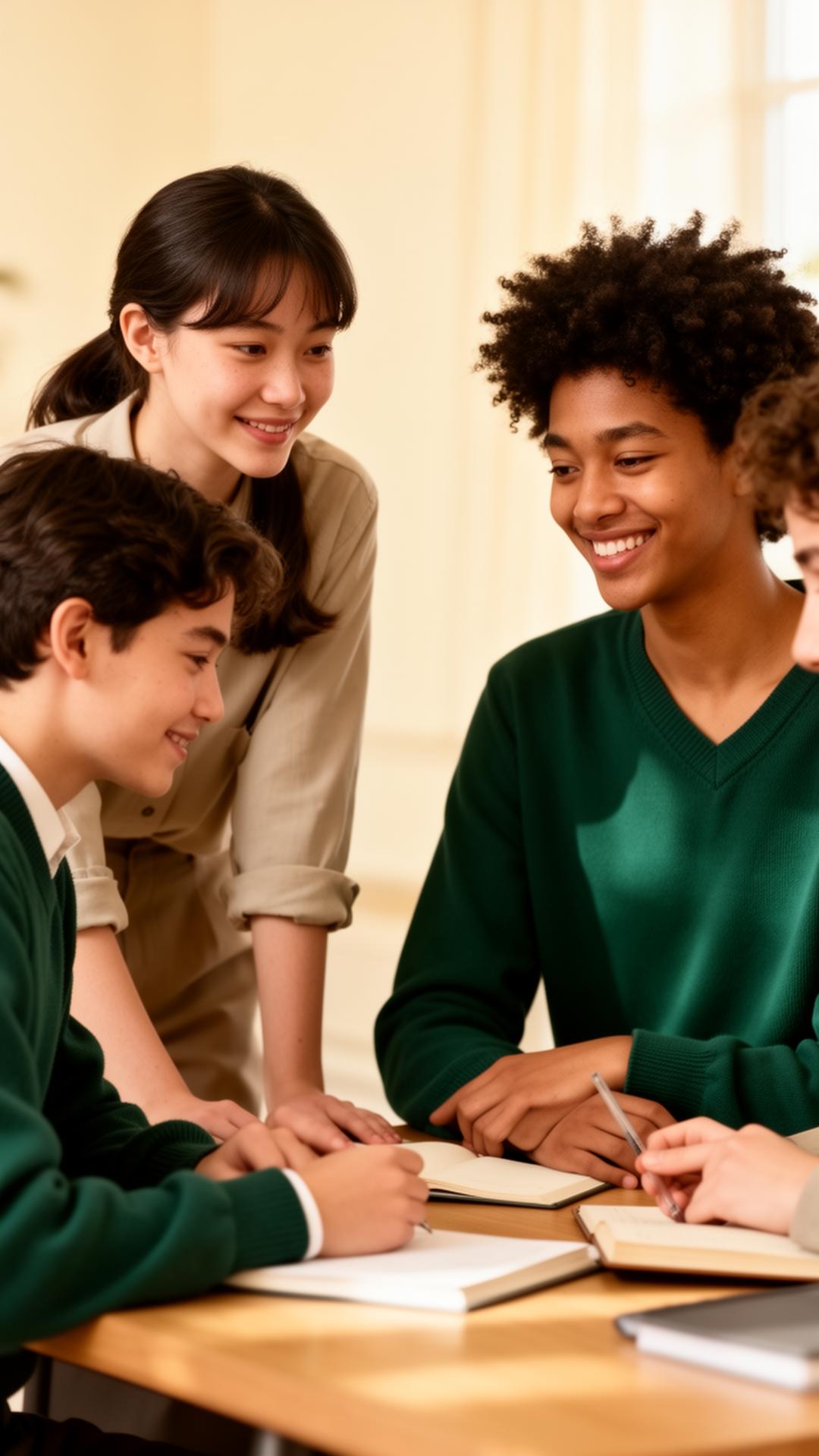 Teens learning and growing together